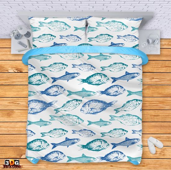 Ágynemű szett Fish