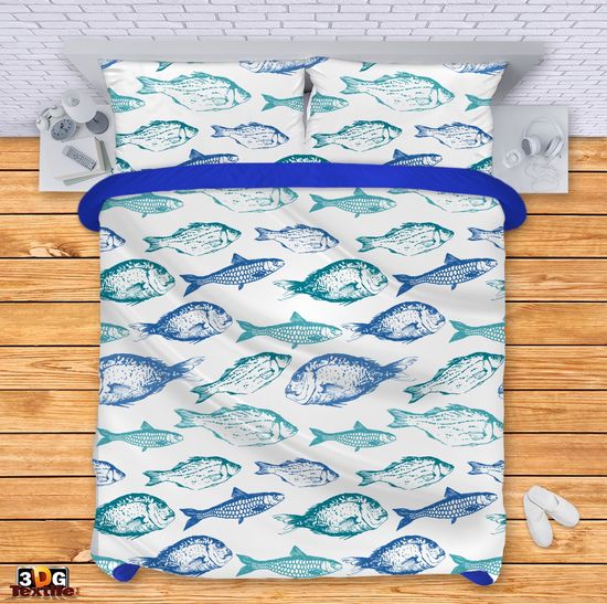 Ágynemű szett Fish