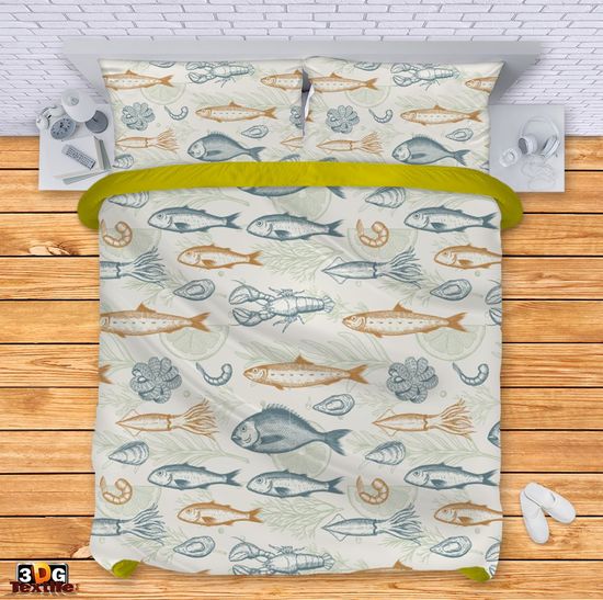 Ágynemű szett  Fish beige