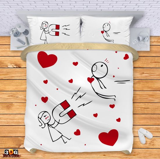Ágynemű szett Magnet for my heart