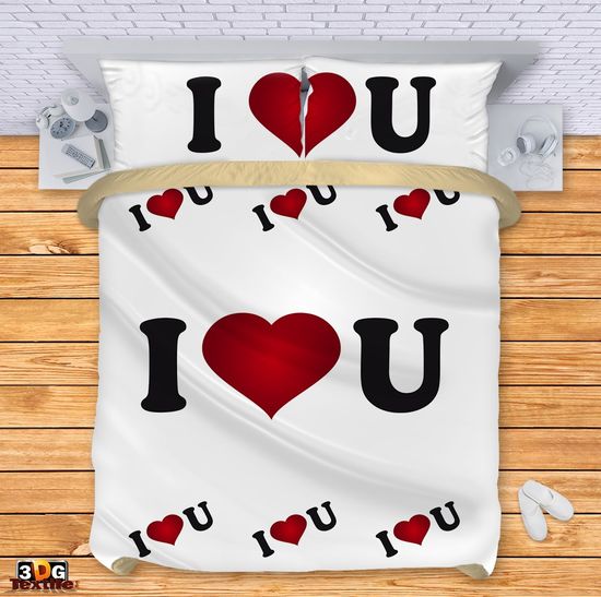 Ágynemű szett I love You