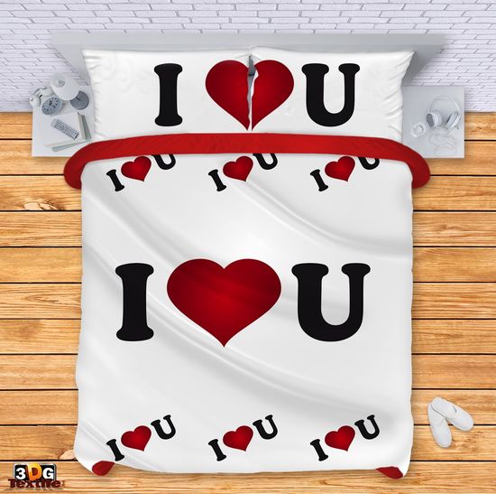 Ágynemű szett I love You