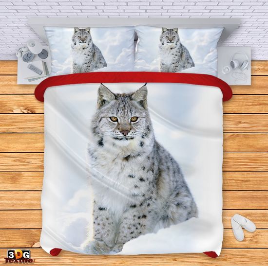 Ágynemű szett Lynx in snow