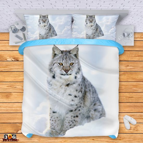 Ágynemű szett Lynx in snow