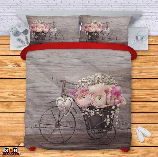 Ágynemű szett Bike with Flowers