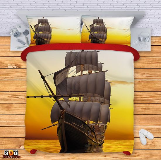 Ágynemű szett Ship in the Sea