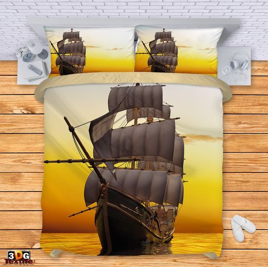 Ágynemű szett Ship in the Sea