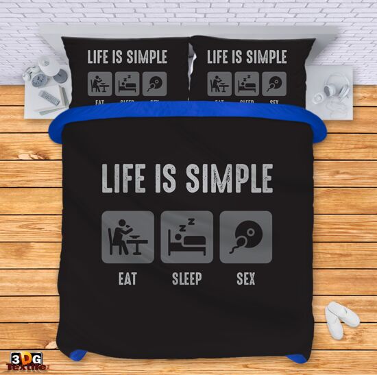 Ágynemű szett Life is Simple