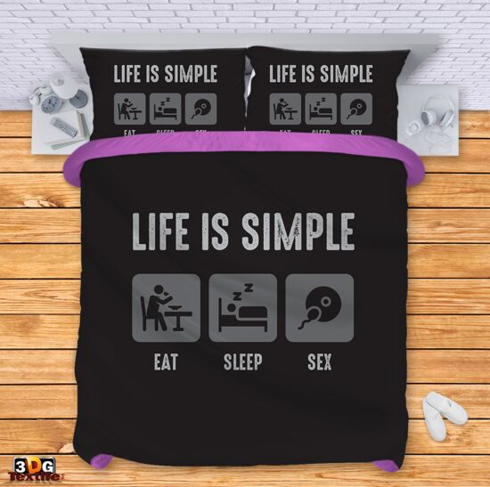 Ágynemű szett Life is Simple