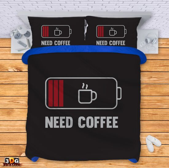 Ágynemű szett Need Coffee