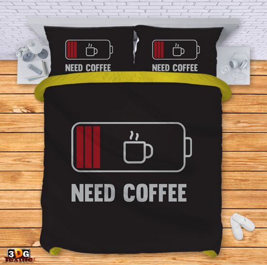 Ágynemű szett Need Coffee