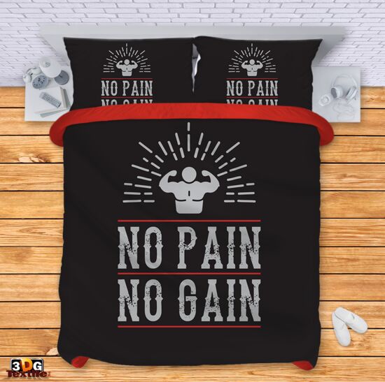 Ágynemű szett No pain No gain
