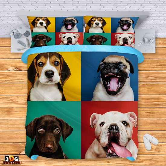 Ágynemű szett Funny Dogs