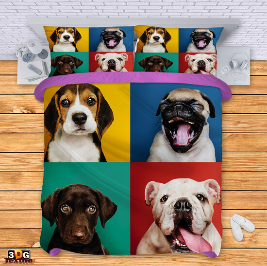 Ágynemű szett Funny Dogs