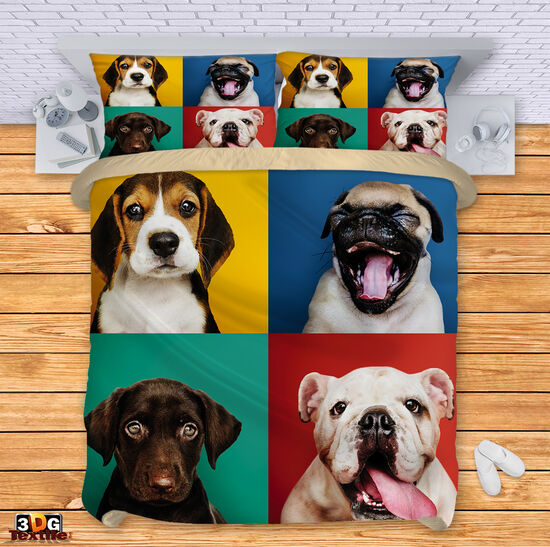 Ágynemű szett Funny Dogs