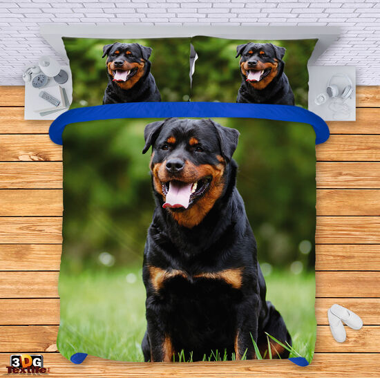 Ágynemű szett Black Rottweiler