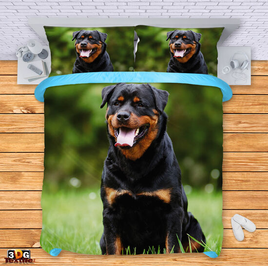 Ágynemű szett Black Rottweiler