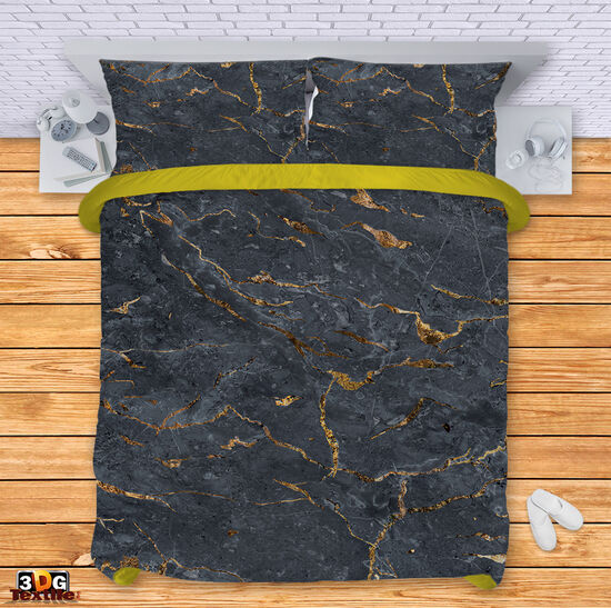 Ágynemű szett Black Marble