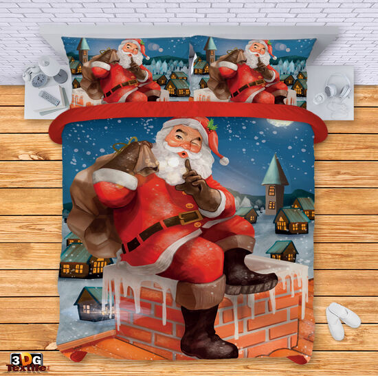 Ágynemű szett Santa Claus 2