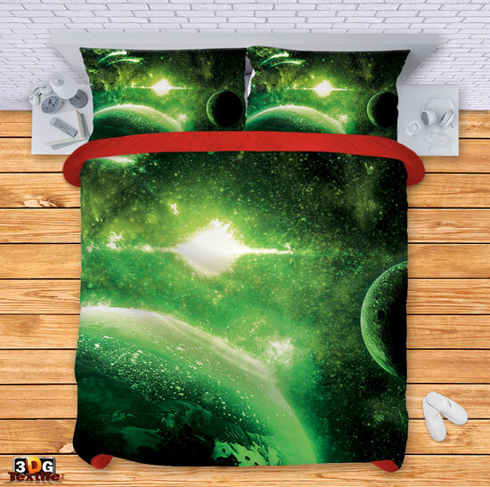 Ágynemű szett Green Galaxy
