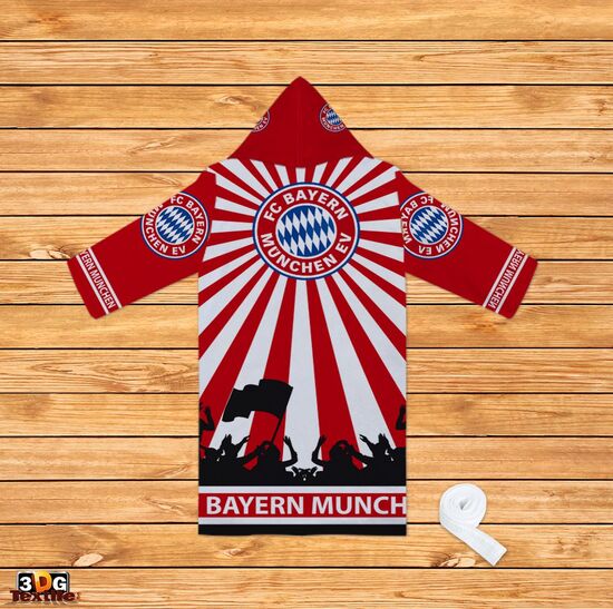 Fürdőköpeny Print Bayern Munich