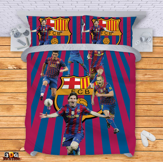 Ágynemű szett Barcelona players