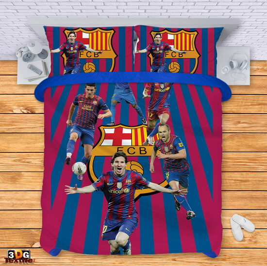 Ágynemű szett Barcelona players