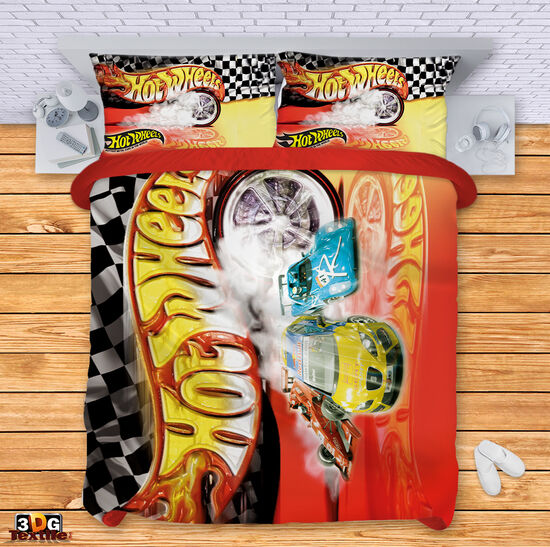 Ágynemű szett Hot Wheels