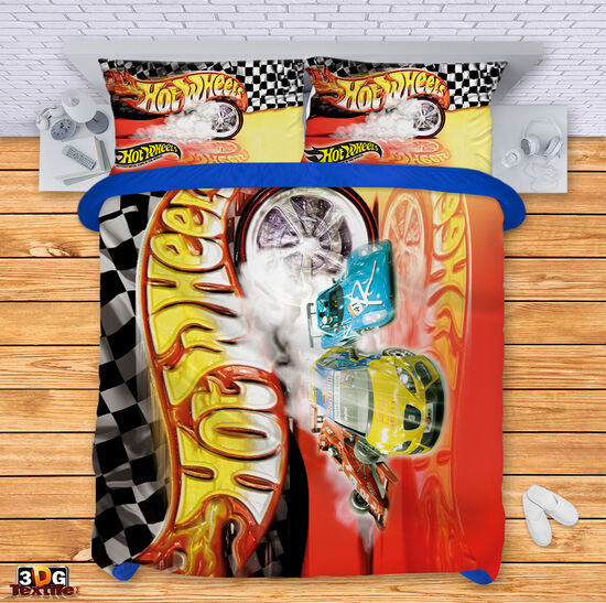 Ágynemű szett Hot Wheels