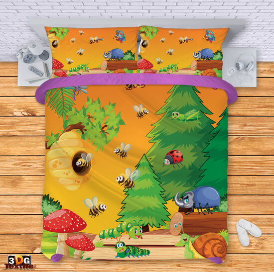 Ágynemű szett Cartoon Forest