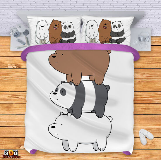 Ágynemű szett We Bare Bears
