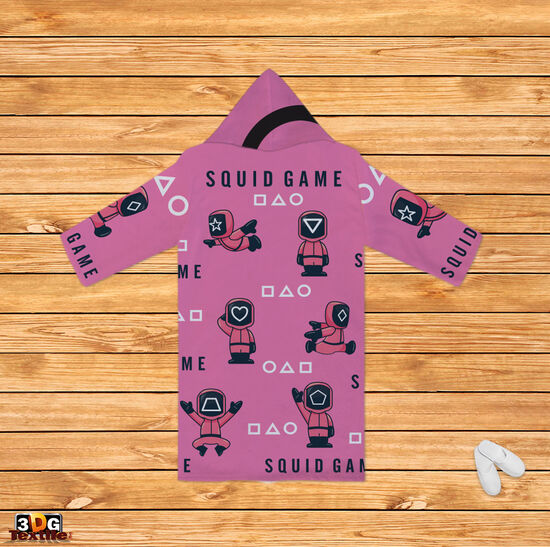 Fürdőköpeny Print Squid Game 2