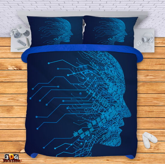 Ágynemű szett Digital face