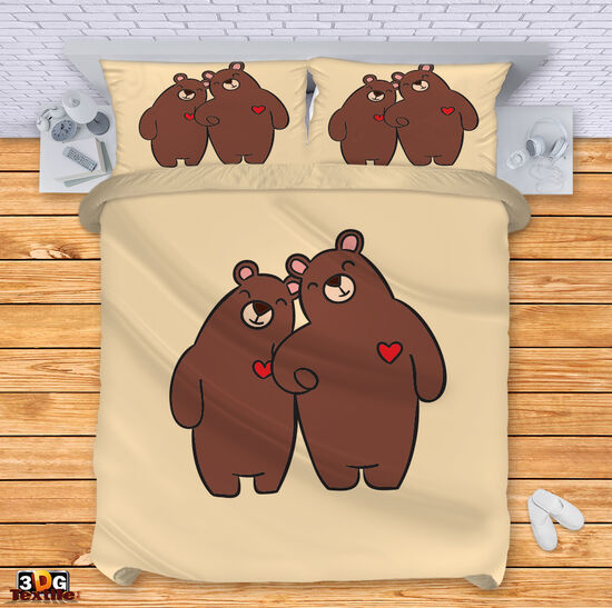 Ágynemű szett Bear love