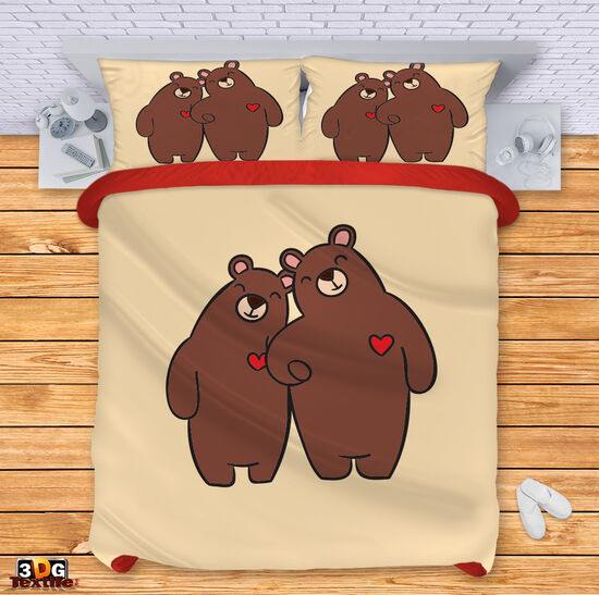 Ágynemű szett Bear love