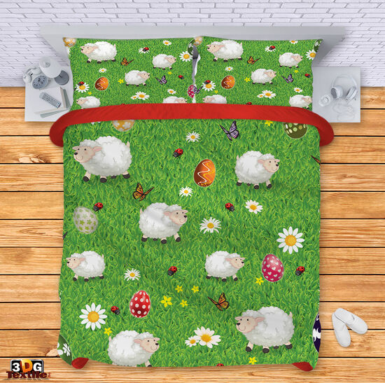 Ágynemű szett Easter sheep