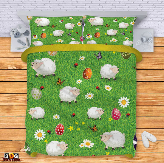 Ágynemű szett Easter sheep