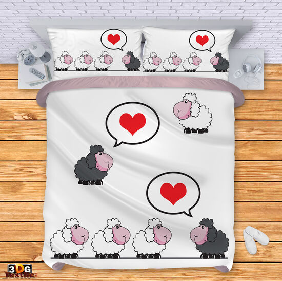 Ágynemű szett Sheep love 2
