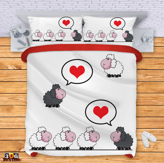 Ágynemű szett Sheep love 2