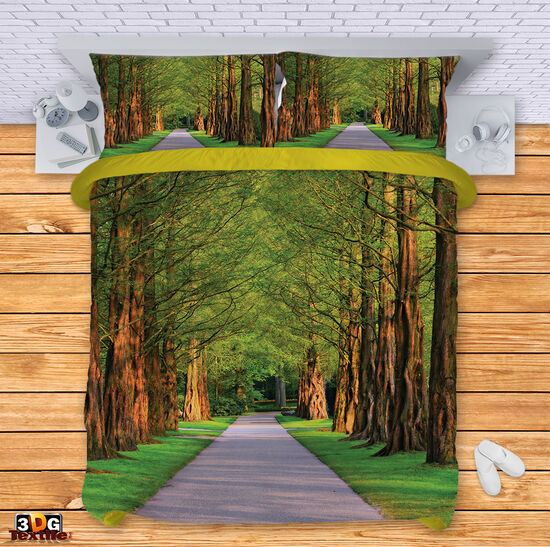 Ágynemű szett Road in the forest