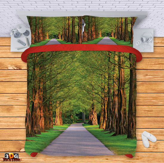 Ágynemű szett Road in the forest