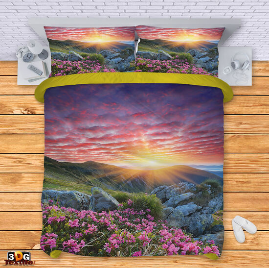 Ágynemű szett Sunset in the mountains