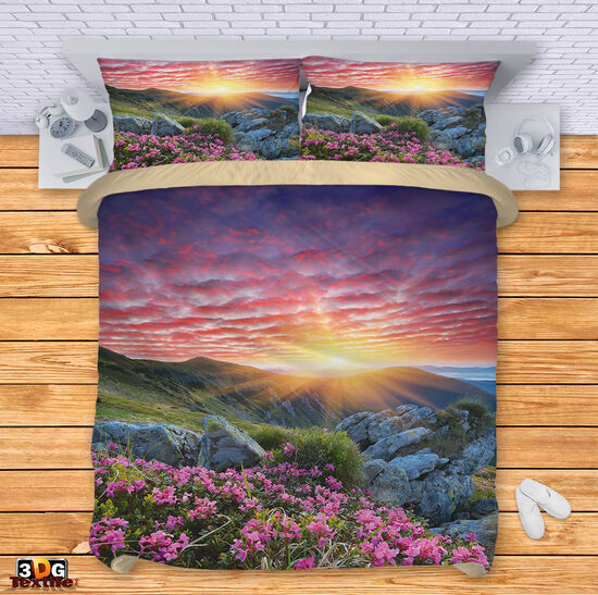 Ágynemű szett Sunset in the mountains