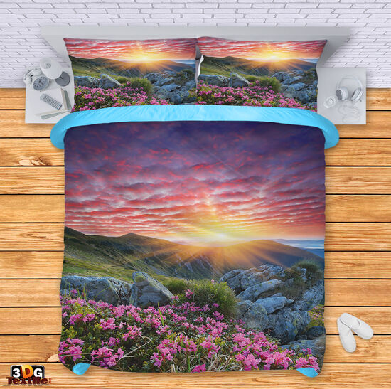 Ágynemű szett Sunset in the mountains