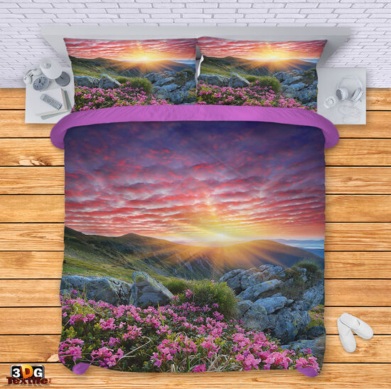 Ágynemű szett Sunset in the mountains