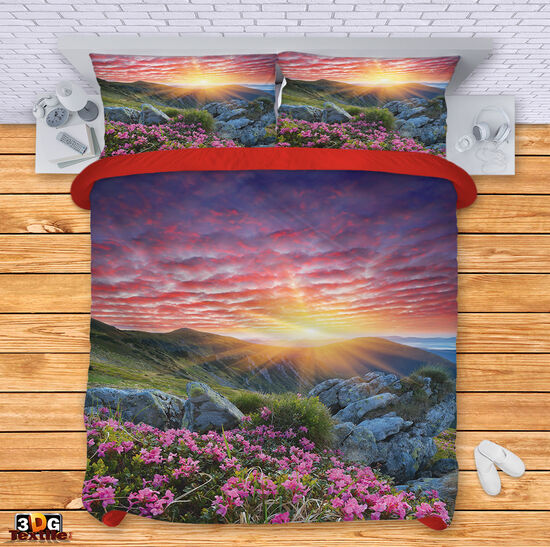 Ágynemű szett Sunset in the mountains