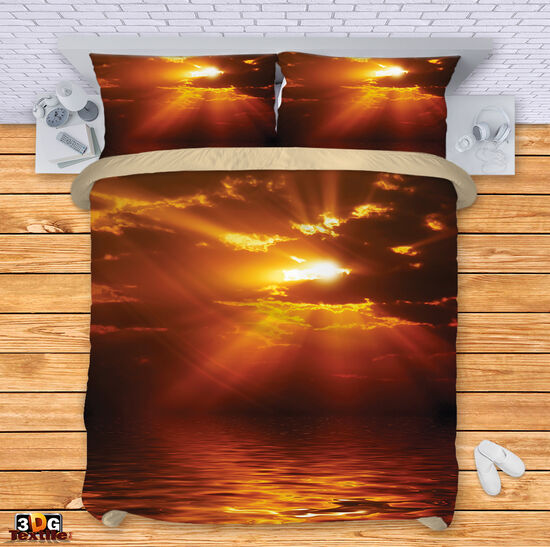 Ágynemű szett Sunset over the sea
