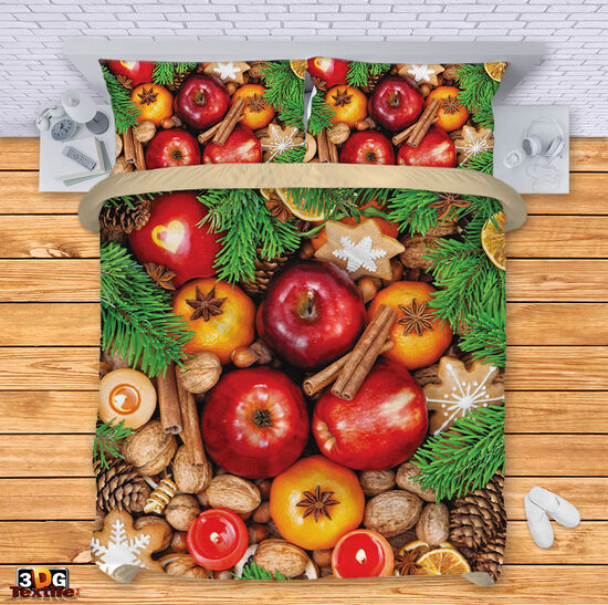 Ágynemű szett Christmas fruit