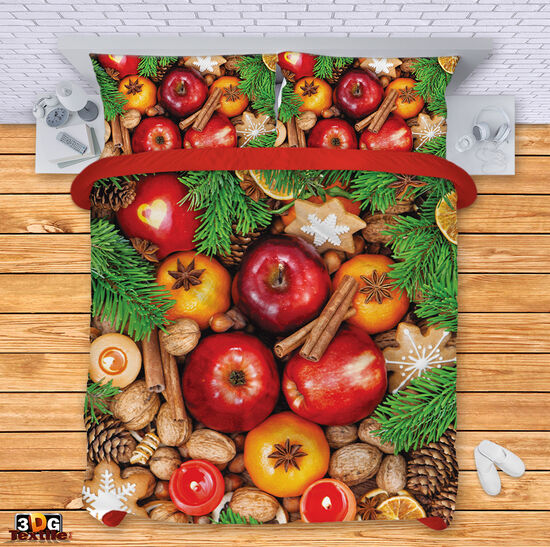 Ágynemű szett Christmas fruit