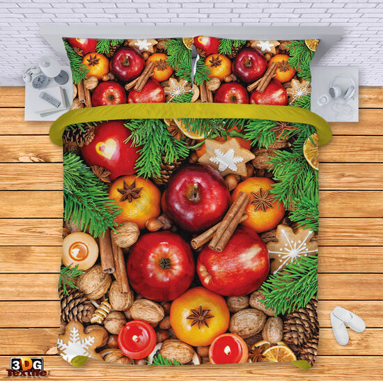Ágynemű szett Christmas fruit